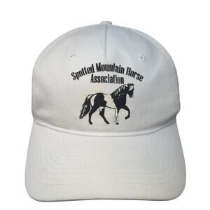 Spotted Mountain Horse Association Snapback Hat White One Size Cobra
